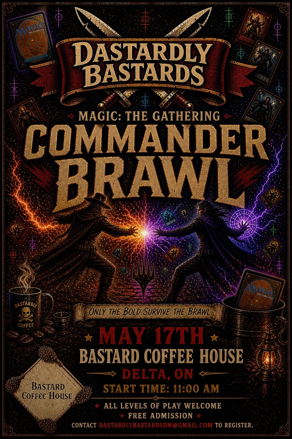 Commander Brawl — May 17th at Bastard Coffee House